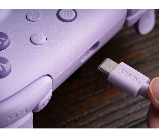 8BitDo Ultimate 2C Wired Pad Purple RET00473 - 1371589 - zdjęcie 6